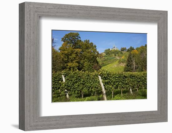 The Spitzhaus Above the Vineyards in Radebeul Near Dresden-Uwe Steffens-Framed Photographic Print