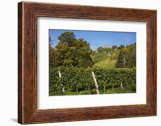 The Spitzhaus Above the Vineyards in Radebeul Near Dresden-Uwe Steffens-Framed Photographic Print