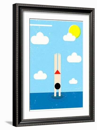 The Splash-Dale Edwin Murray-Framed Giclee Print