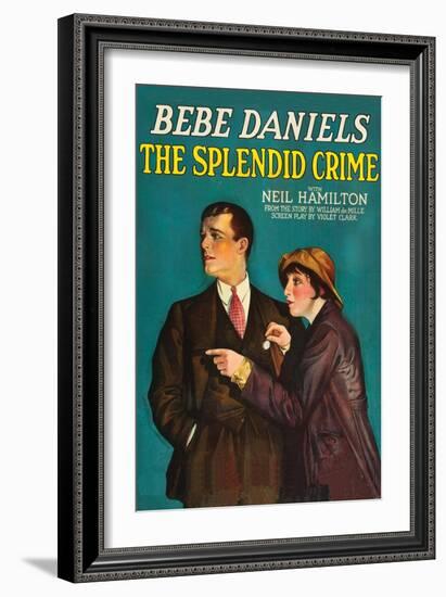 The Splendid Crime-null-Framed Premium Giclee Print