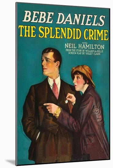 The Splendid Crime-null-Mounted Art Print