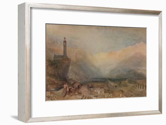 The Splugen Pass', c1841, (1938)-JMW Turner-Framed Giclee Print