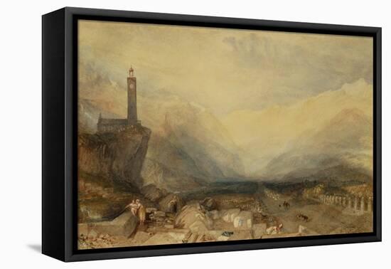 The Splugen Pass-Joseph Mallord William Turner-Framed Premier Image Canvas