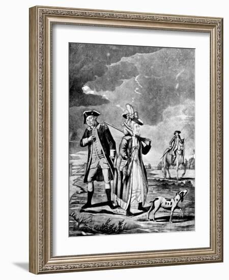 The Sporting Lady, 1776-John Collet-Framed Giclee Print