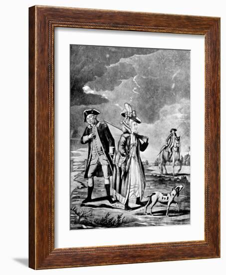 The Sporting Lady, 1776-John Collet-Framed Giclee Print