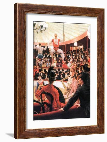 The Sporting Women-James Tissot-Framed Art Print