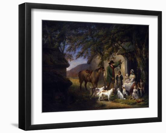 The Sportsmans Return-George Morland-Framed Giclee Print