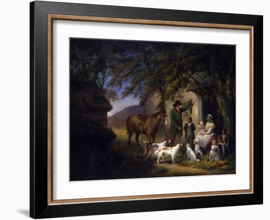 The Sportsmans Return-George Morland-Framed Giclee Print