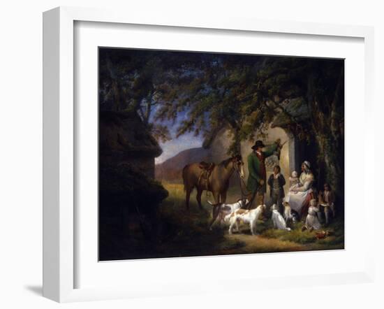 The Sportsmans Return-George Morland-Framed Giclee Print