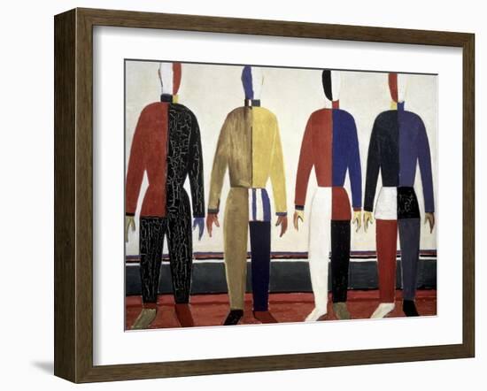 The Sportsmen-Kasimir Malevich-Framed Giclee Print