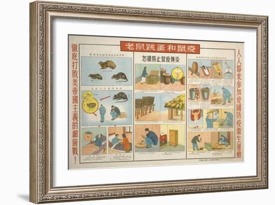 The Spread of Bubonic and Pneumonic Plague-null-Framed Art Print