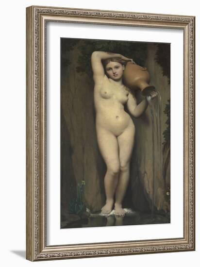 The Spring, 1820-1856-Jean-Auguste-Dominique Ingres-Framed Giclee Print