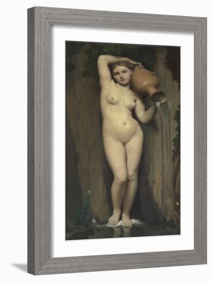 The Spring, 1820-1856-Jean-Auguste-Dominique Ingres-Framed Giclee Print