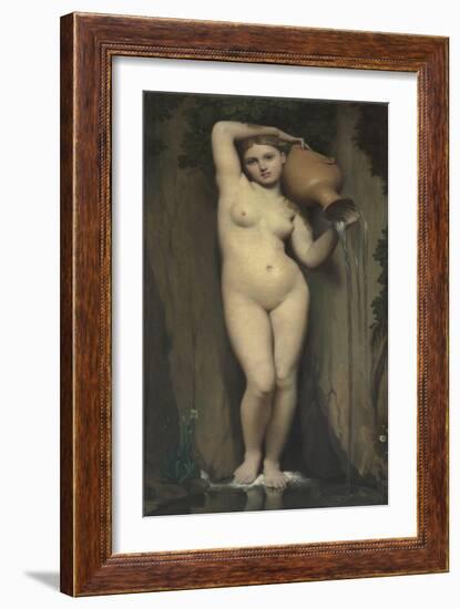 The Spring, 1820-1856-Jean-Auguste-Dominique Ingres-Framed Giclee Print