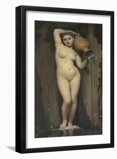The Spring, 1820-1856-Jean-Auguste-Dominique Ingres-Framed Giclee Print