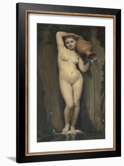 The Spring, 1820-1856-Jean-Auguste-Dominique Ingres-Framed Giclee Print