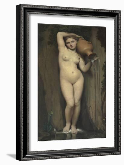 The Spring, 1820-1856-Jean-Auguste-Dominique Ingres-Framed Giclee Print