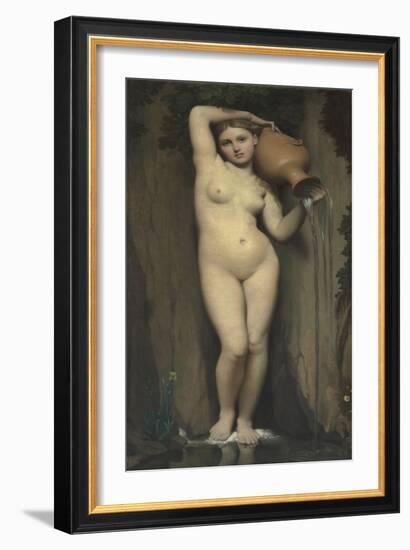 The Spring, 1820-1856-Jean-Auguste-Dominique Ingres-Framed Giclee Print