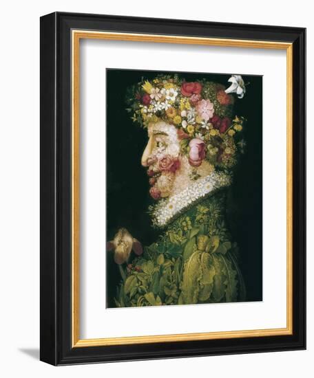 The Spring-Giuseppe Arcimboldo-Framed Art Print