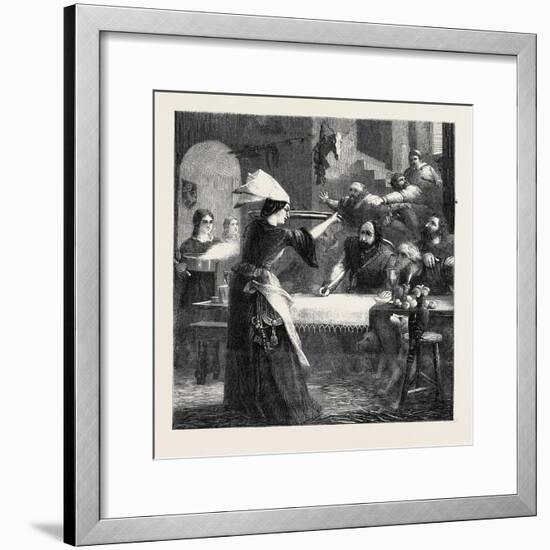 The Spur in the Dish-William Bell Scott-Framed Giclee Print