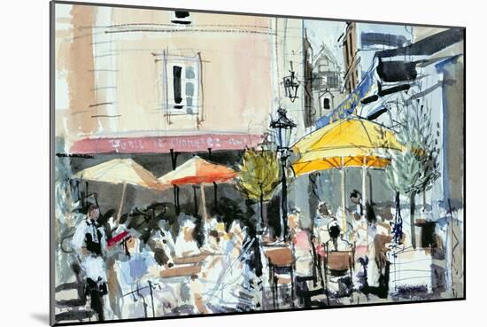 The Square at St. Malo-Felicity House-Mounted Giclee Print