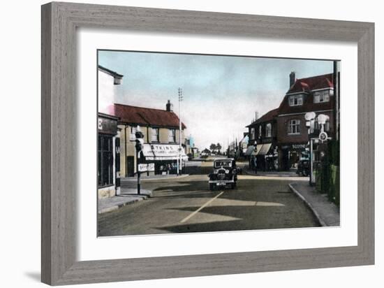 The Square, Braunton, Devon, Early 20th Century-null-Framed Giclee Print