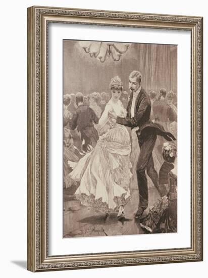 The Squire's Ball, from 'The Illustrated London News', 3rd June 1886-Richard Caton Woodville II-Framed Giclee Print