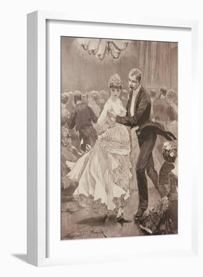 The Squire's Ball, from 'The Illustrated London News', 3rd June 1886-Richard Caton Woodville II-Framed Giclee Print