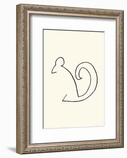 The Squirrel-Pablo Picasso-Framed Serigraph