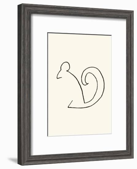 The Squirrel-Pablo Picasso-Framed Serigraph