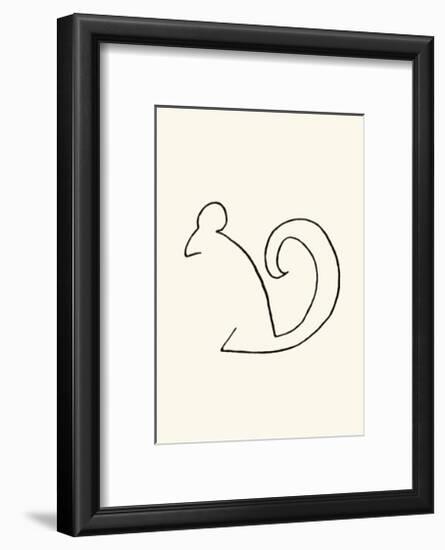 The Squirrel-Pablo Picasso-Framed Serigraph