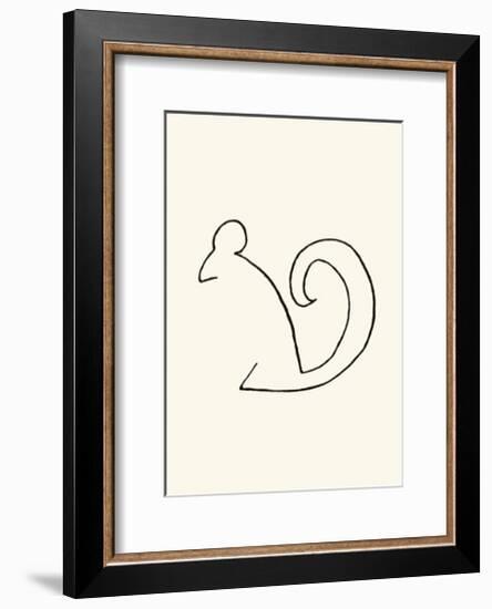 The Squirrel-Pablo Picasso-Framed Serigraph