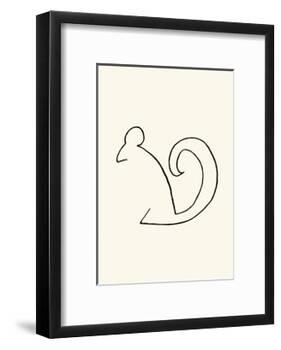 The Squirrel-Pablo Picasso-Framed Serigraph