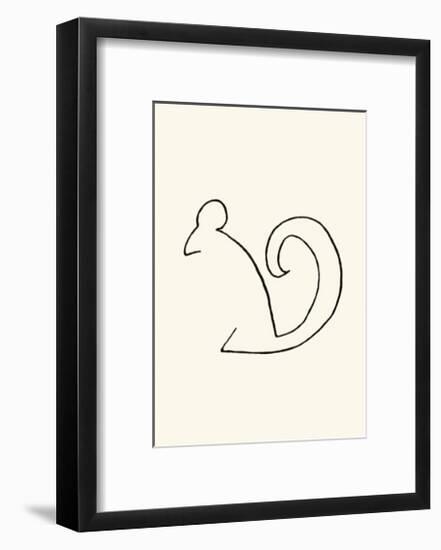 The Squirrel-Pablo Picasso-Framed Serigraph