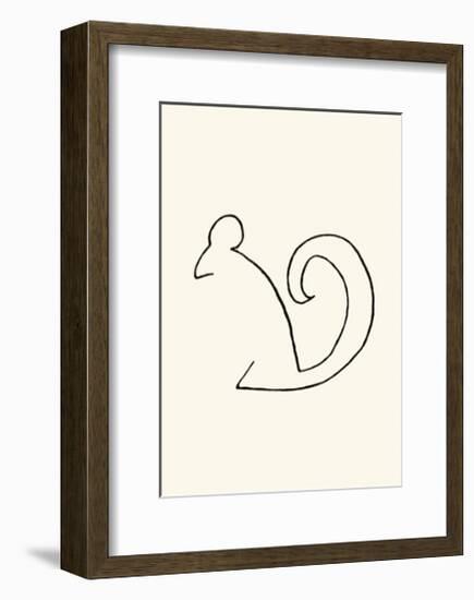 The Squirrel-Pablo Picasso-Framed Serigraph