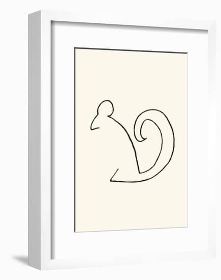 The Squirrel-Pablo Picasso-Framed Serigraph