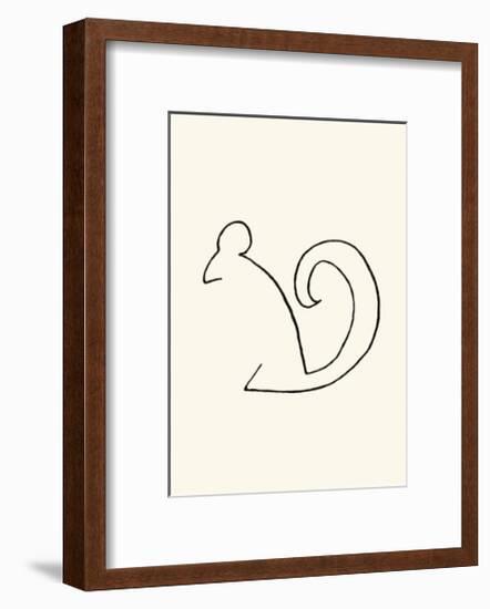 The Squirrel-Pablo Picasso-Framed Serigraph