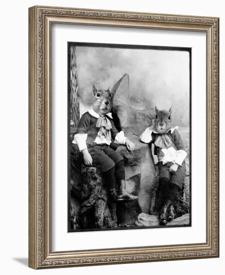 The Squirrelton Twins-Grand Ole Bestiary-Framed Premium Giclee Print