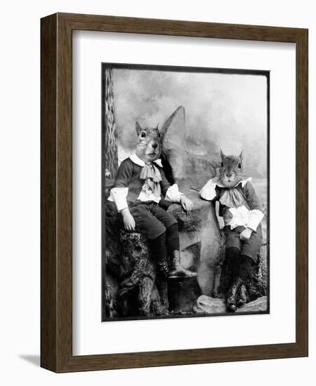 The Squirrelton Twins-Grand Ole Bestiary-Framed Premium Giclee Print