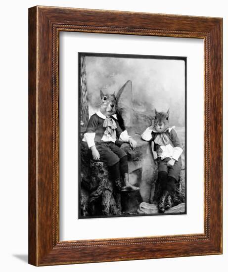 The Squirrelton Twins-Grand Ole Bestiary-Framed Premium Giclee Print