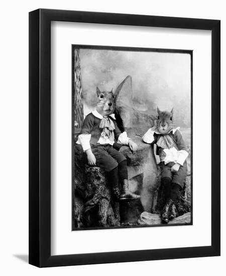 The Squirrelton Twins-Grand Ole Bestiary-Framed Premium Giclee Print