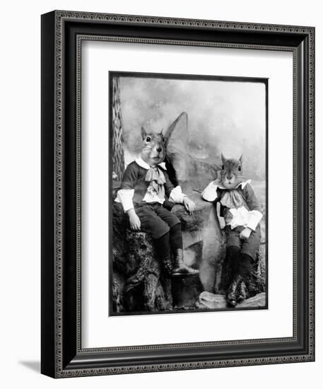 The Squirrelton Twins-Grand Ole Bestiary-Framed Premium Giclee Print