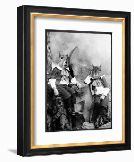 The Squirrelton Twins-Grand Ole Bestiary-Framed Premium Giclee Print