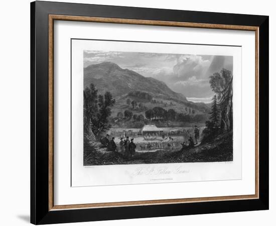 The St Fillan Games, Scotland, 19th Century-W Forrest-Framed Giclee Print
