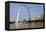 The St Louis Arch from the Mississippi River, Missouri, USA-Joe Restuccia III-Framed Premier Image Canvas