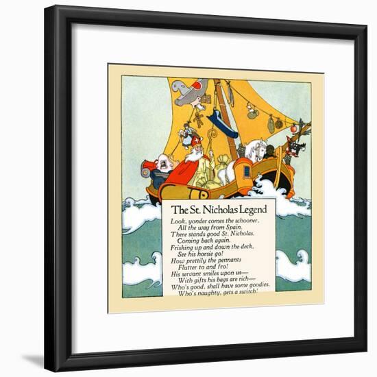 The St. Nicholas Legend-Maud & Miska Petersham-Framed Art Print