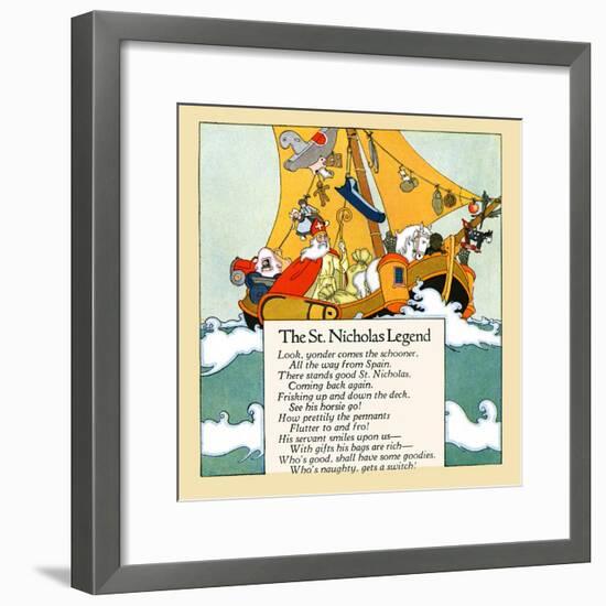 The St. Nicholas Legend-Maud & Miska Petersham-Framed Art Print