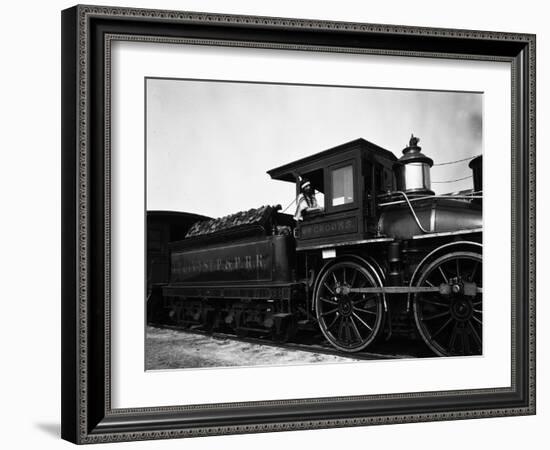 The St. Paul and Pacific R.R. - the William Crooks-null-Framed Photographic Print