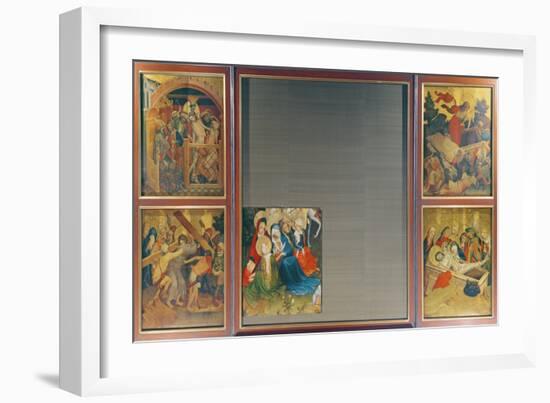 The St. Thomas Altar from St. John's Church, Hamburg, Begun in 1424-null-Framed Giclee Print