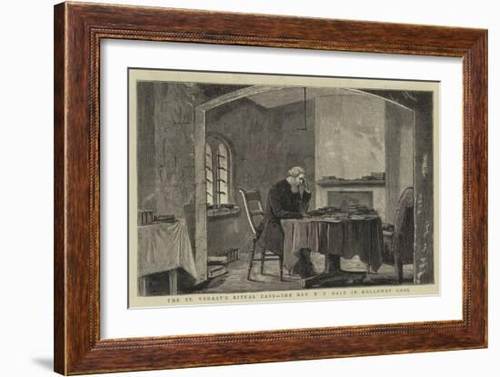 The St Vedast's Ritual Case, the Reverend T P Dale in Holloway Gaol-null-Framed Giclee Print